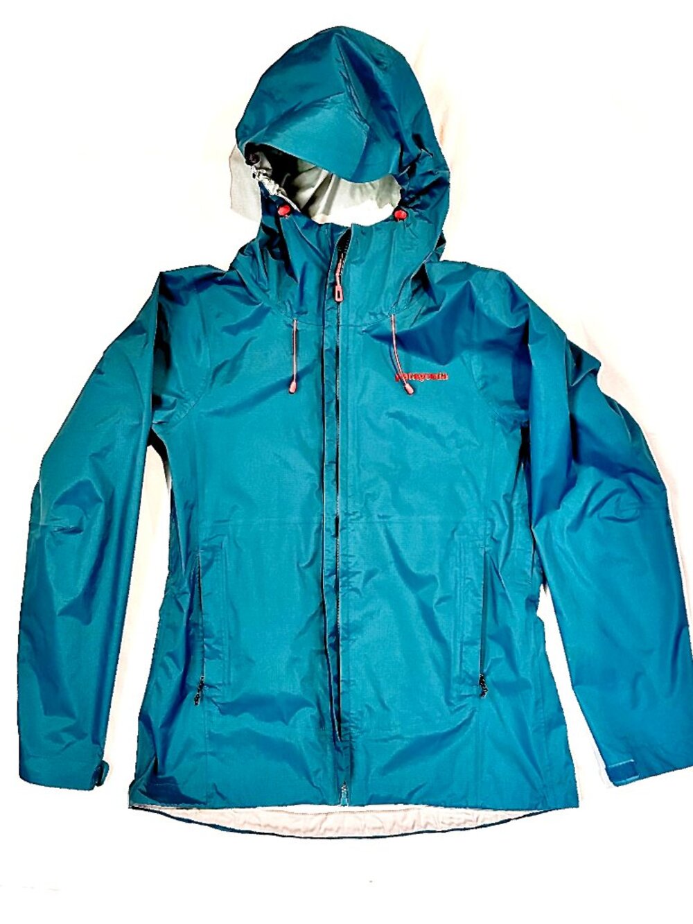 Patagonia Women's Small Like New Rain Jacket, Turquoise